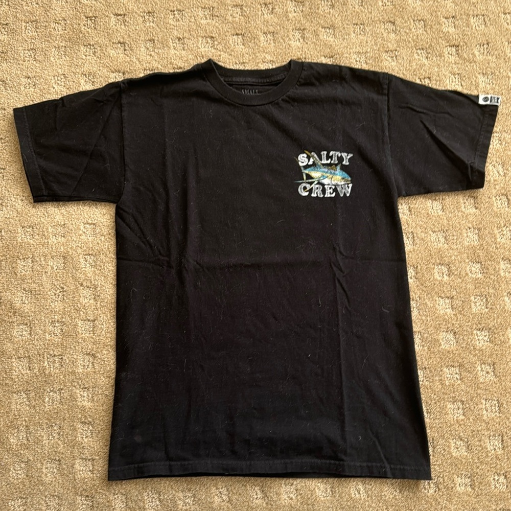 Men’s Salty Crew black, small T-shirt